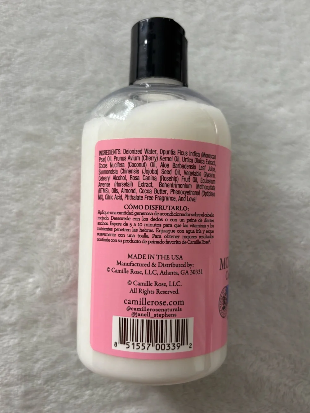 Camille Rose Moroccan Pear Conditioning Custard 12 oz